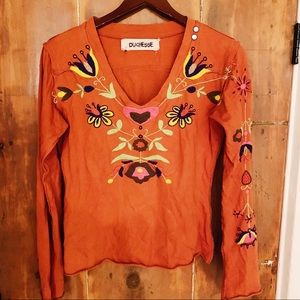 Embroidered blouse